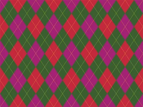 Argyle pattern seamless. Fabric texture background. Classic argill vector orn Illustrazione stock