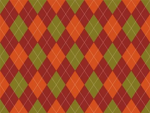 Argyle pattern seamless. Fabric texture background. Classic argill vector orn Stock Illustration
