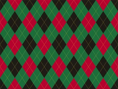 Argyle pattern seamless. Fabric texture background. Classic argill vector orn Stock Illustration