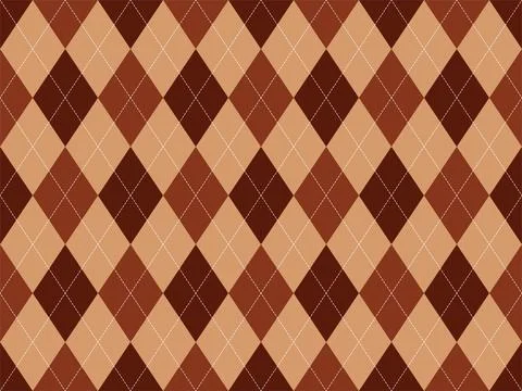 Argyle pattern seamless. Fabric texture background. Classic argill vector orn Stock Illustration