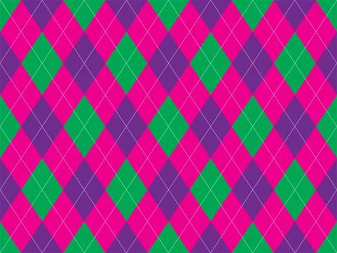 Argyle pattern seamless. Fabric texture background. Classic argill vector orn Stock Illustration