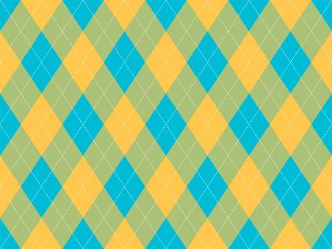 Argyle pattern seamless. Fabric texture background. Classic argill vector orn Stock Illustration
