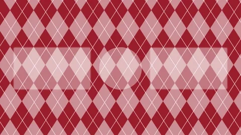 Argyle pattern YouTube end card ending screen motion graphics 库存影片 167723688