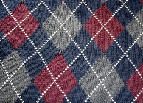 Argyle pattern.jpg Stock Photos