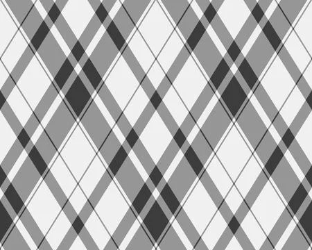Argyle seamless pattern of geometric rhombus. Harlequin check wallpaper desig Illustrazione stock
