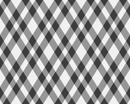 Argyle seamless pattern of geometric rhombus. Harlequin check wallpaper desig Illustrazione stock