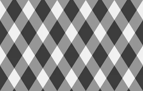 Argyle seamless pattern of geometric rhombus. Harlequin check wallpaper desig Stock Illustration