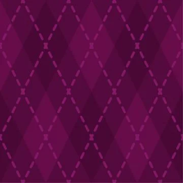 Argyle seamless pattern. Geometric vector rhombus ornament Stock Illustration
