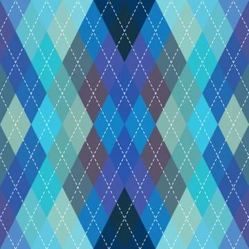 Argyle seamless vector pattern background. Pattern of a rhombuses. 스톡 일러스트
