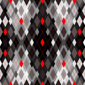 Argyle seamless vector pattern background. Pattern of a rhombuses. 스톡 일러스트