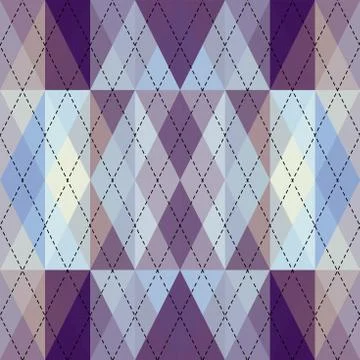 Argyle seamless vector pattern background. Pattern of a rhombuses. Illustrazione stock