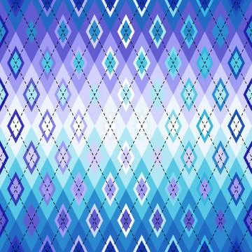 Argyle seamless vector pattern background. Pattern of a rhombuses. Illustrazione stock