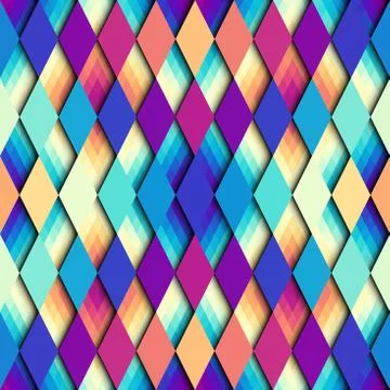Argyle seamless vector pattern background. Pattern of a rhombuses. Stock Illustration