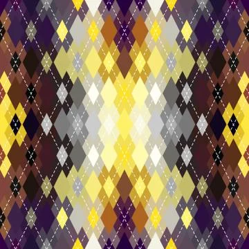 Argyle seamless vector pattern background. Pattern of a rhombuses. 스톡 일러스트