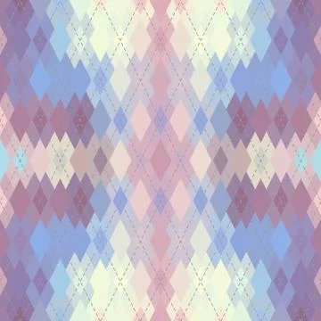 Argyle seamless vector pattern background. Pattern of a rhombuses. Stock Illustration