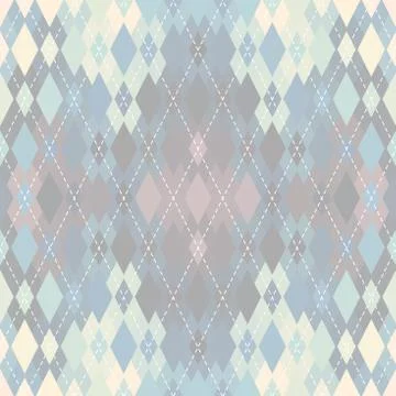 Argyle seamless vector pattern background. Pattern of a rhombuses. Stock Illustration