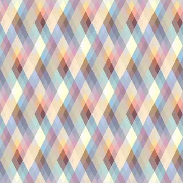Argyle seamless vector pattern background. Pattern of a rhombuses. 库存插图