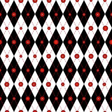 Argyle seamless vector pattern background. Pattern of a rhombuses. Stock Illustration
