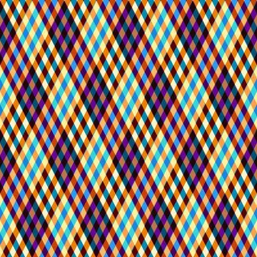 Argyle seamless vector pattern background. Pattern of a rhombuses. Stock Illustration
