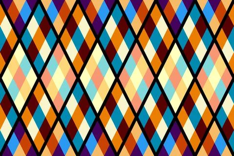 Argyle seamless vector pattern background. Pattern of a rhombuses. Illustrazione stock