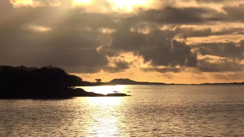 Argyll sunset Stock Footage 283465960