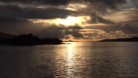 Argyll sunset Stock Footage 283466212