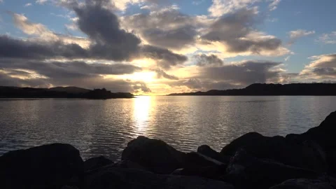 Argyll sunset Stock Footage 283466287