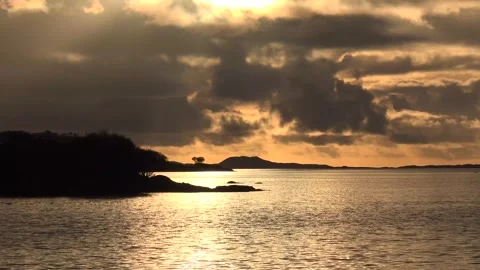 Argyll sunset Stock Footage 283466366