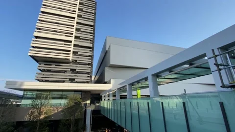 Ariake Garden under construction Stock Footage 148035816