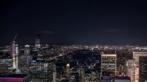 Arial of Central Park Manhattan Stock Footage 83526194