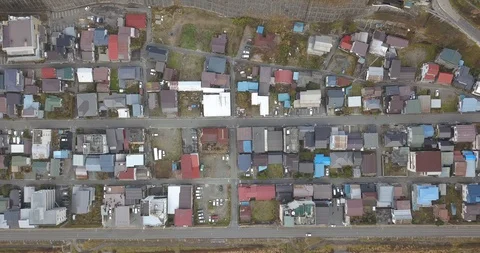 ARIAL CITYSCAPE IN JAPAN Stock Footage 127887077