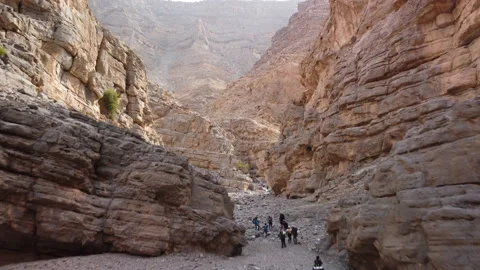 Arial Drone Rocky Mountain Ras Al Khaimah, UAE Video stock 156470844