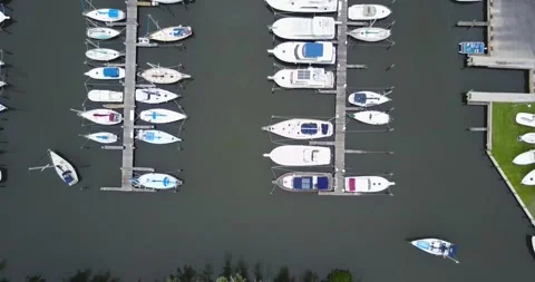 Arial Marina Stock Footage 139014701