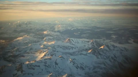 Arial Mountain Range Stock Footage 10816870