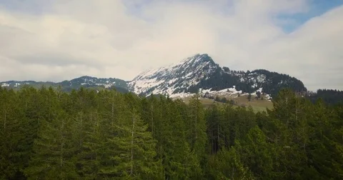 Arial Shot Arvenbüel Stock Footage 78761208