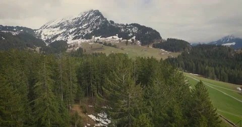 Arial Shot Arvenbüel Stock Footage 78776756