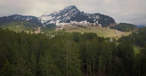 Arial Shot Arvenbüel Stock Footage 78781259
