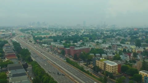 Arial Shot Boston View 動画素材 156425178