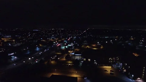 Arial shot of traffic Stock Footage 71151596