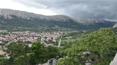 Arial town Baska 스톡 동영상 24703734