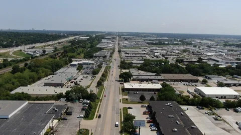 Arial of traffic Stock Footage 114749229