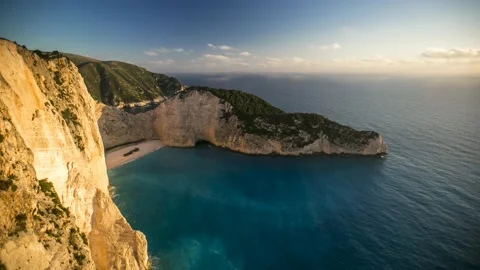 Arial video Greece. Navagio 스톡 동영상 221516334