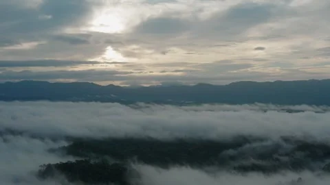 Arial view of clouds Stock Footage 244635664