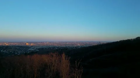 Arial view at golden hour 動画素材 303728945