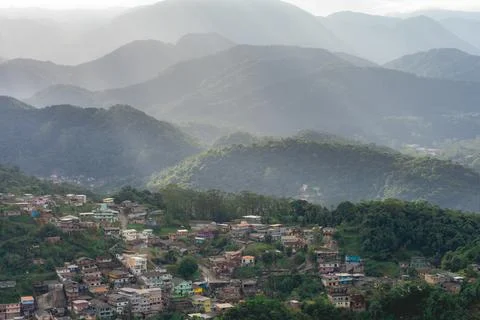 Arial view from Petropolis, Rio de Janeiro, Brazil Stock Photos