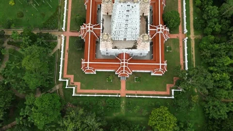  Arial view Temple Wat yansangwararam Stock Footage 280905468