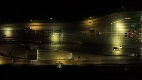 ARIAL VIEW OF TOL GATE CIKAMPEK UTAMA Stock Footage 296975501