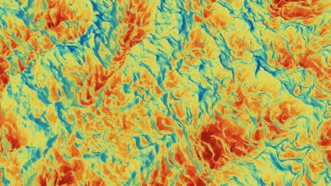 Arid Badland Surface Temperature Raster Thermal Infrared Oblique Aerial Remote Видео 344529498