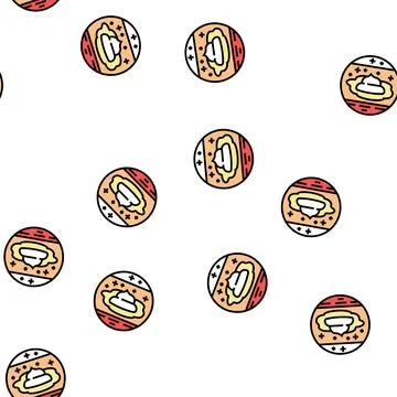 Arid climates vector seamless pattern イラスト素材