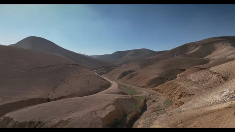 Arid Desert in Israel Stock Footage 270192945